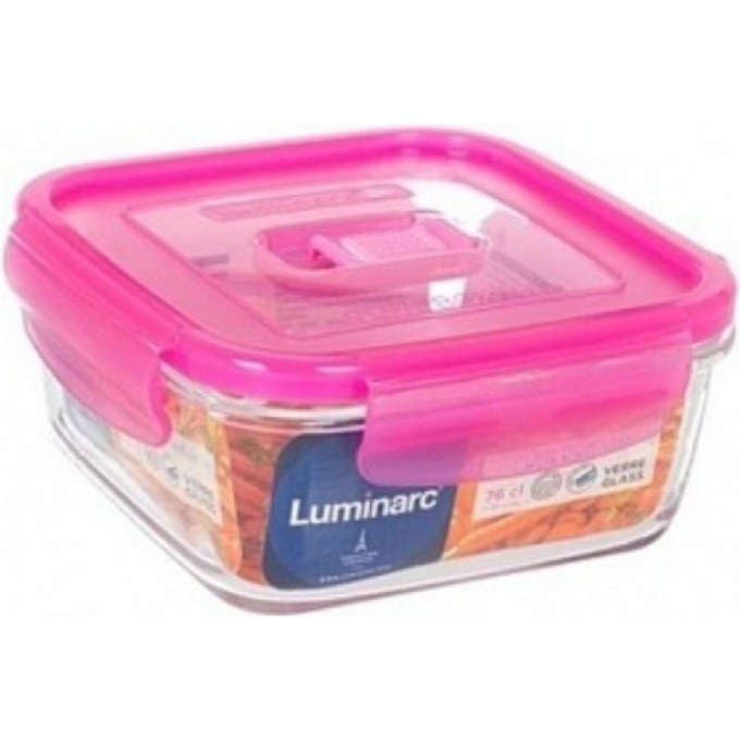 Контейнер LUMINARC ПЮРБОКС АКТИВ НЕОН РОЗОВЫЙ 760мл квадратный P4566P Контейнер LUMINARC ПЮРБОКС АКТИВ НЕОН РОЗОВЫЙ 760мл квадратный P4566P