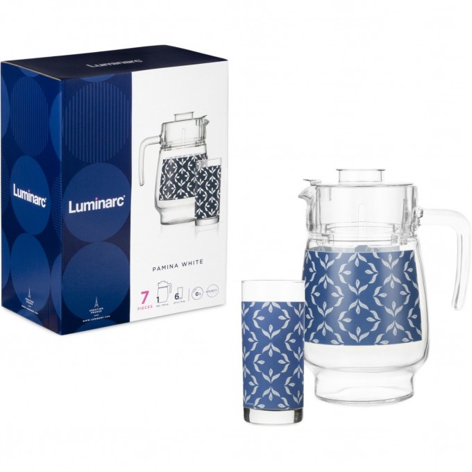 Набор питьевой LUMINARC PAMINA 7 предметов Q9225 Набор питьевой LUMINARC PAMINA 7 предметов Q9225