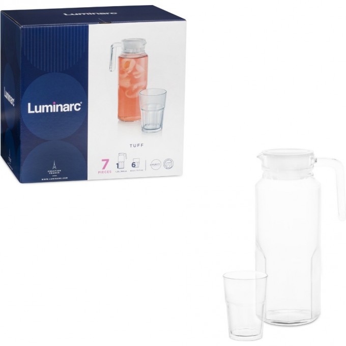 Набор питьевой LUMINARC TUFF 7 предметов V0488 Набор питьевой LUMINARC TUFF 7 предметов V0488