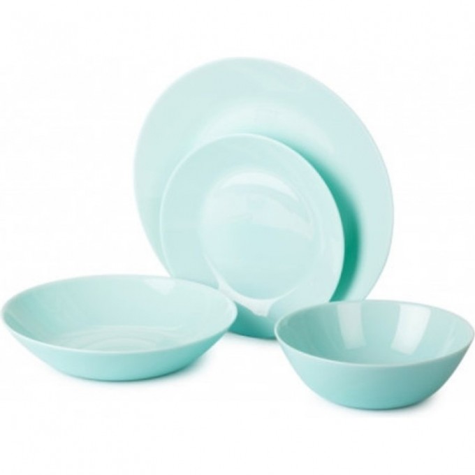 Набор столовый LUMINARC LILLIE TURQUOISE 16 предметов Q6883 Набор столовый LUMINARC LILLIE TURQUOISE 16 предметов Q6883