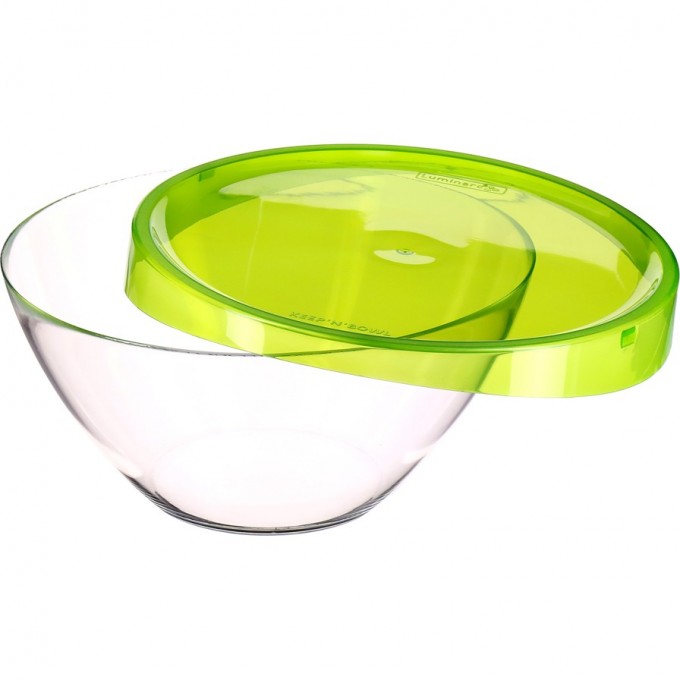 Салатник LUMINARC KEEP N BOWL 17 см с зеленой крышкой V6626 Салатник LUMINARC KEEP N BOWL 17 см с зеленой крышкой V6626