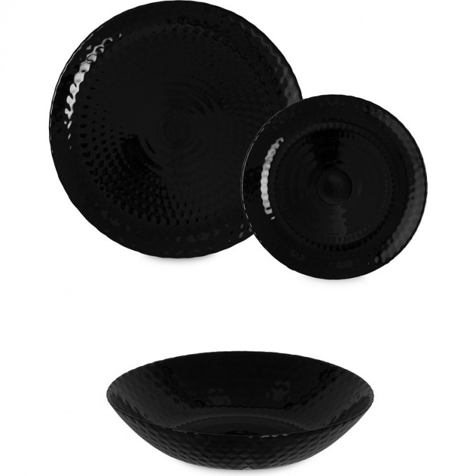 Столовый набор LUMINARC PAMPILLE BLACK, 18 предметов Q6157 Столовый набор LUMINARC PAMPILLE BLACK, 18 предметов Q6157