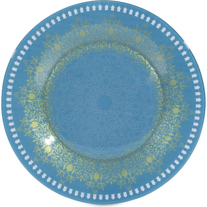 Тарелка обеденная LUMINARC BAGATELLE TURQUOISE 25 см Q8808 Тарелка обеденная LUMINARC BAGATELLE TURQUOISE 25 см Q8808